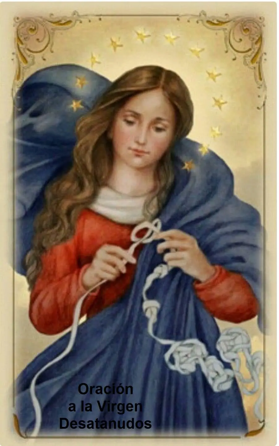 Oración a la Virgen Desatanudos